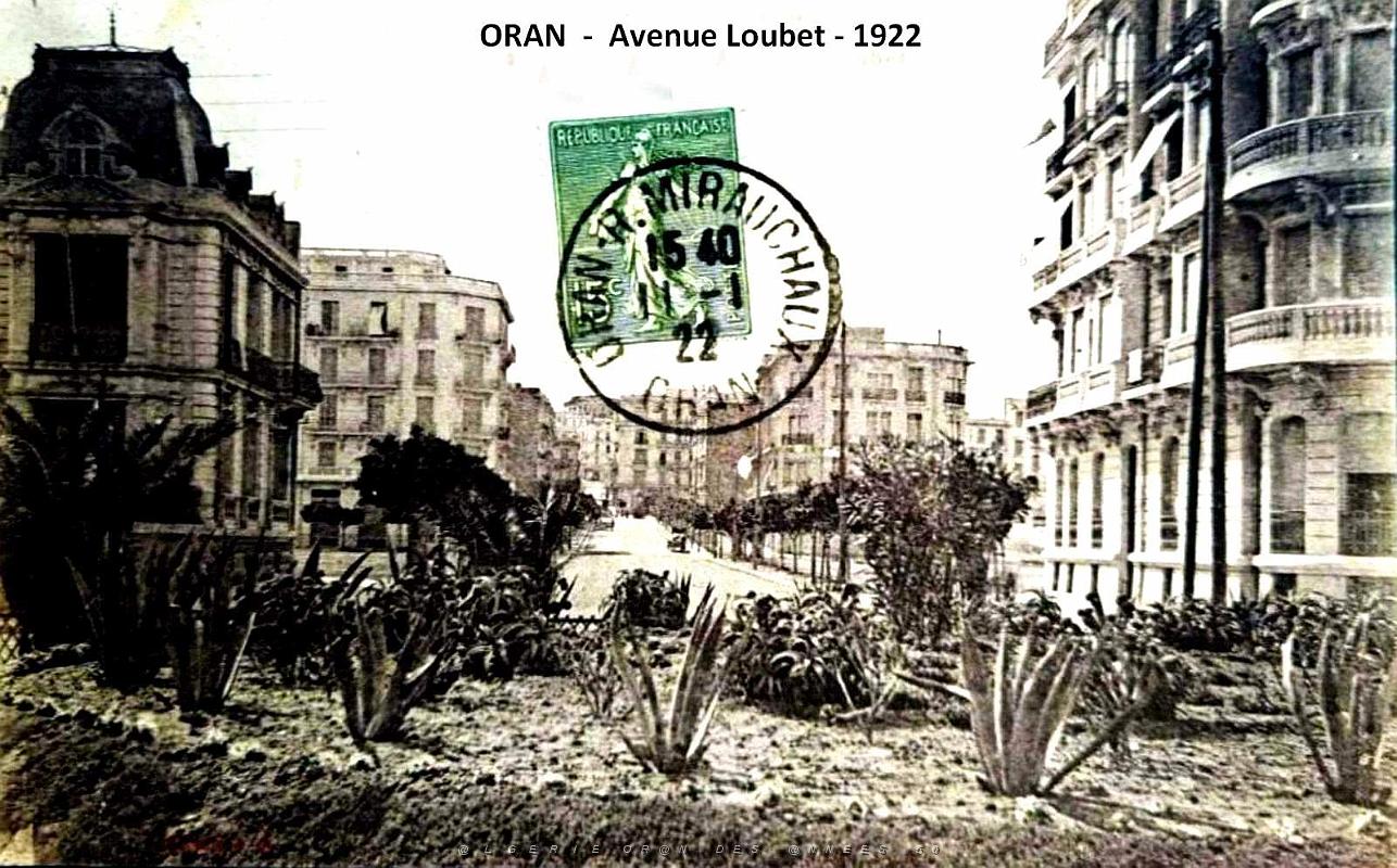 Oran - Avenue Loubet - 1922.jpg